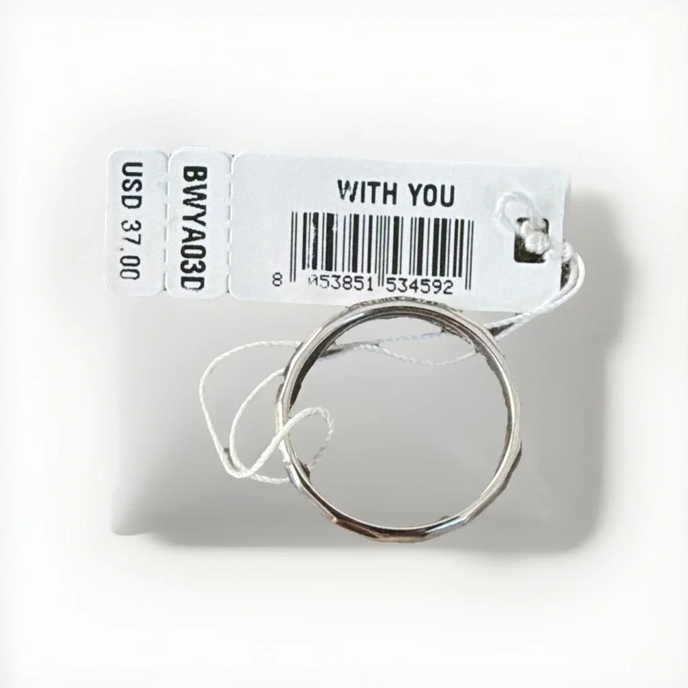 Brosway With You Stainless Steel Ring‎ EU 16 US 8 NWT